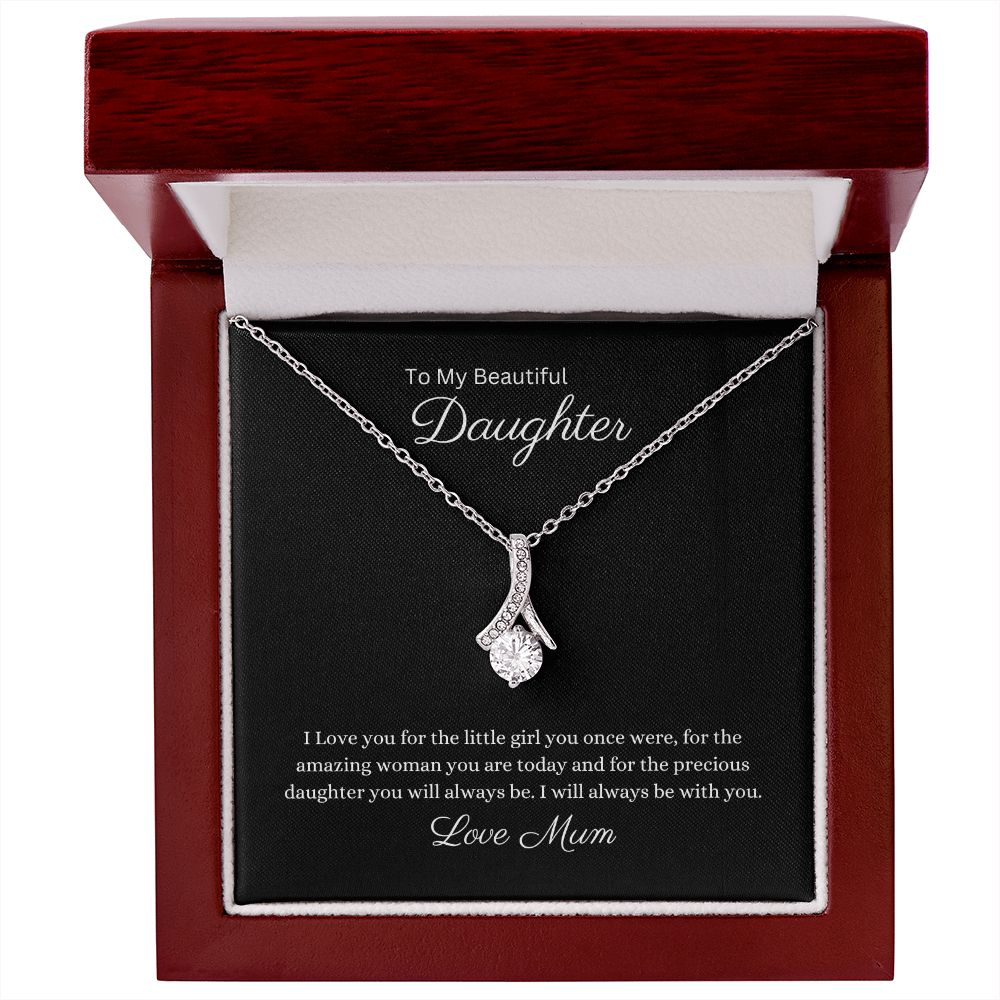 Womans beautiful petite pendant necklace