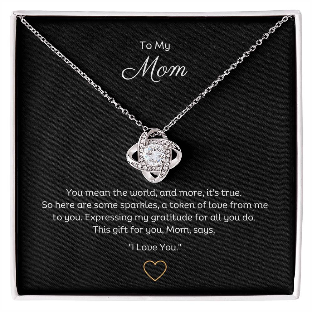 To My Mum Necklace - Exceptional Bond - From Son | North Star Wishes