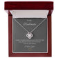 Soulmate Love Knot Pendant Necklace Embellished With Cubic Zirconia Crystals