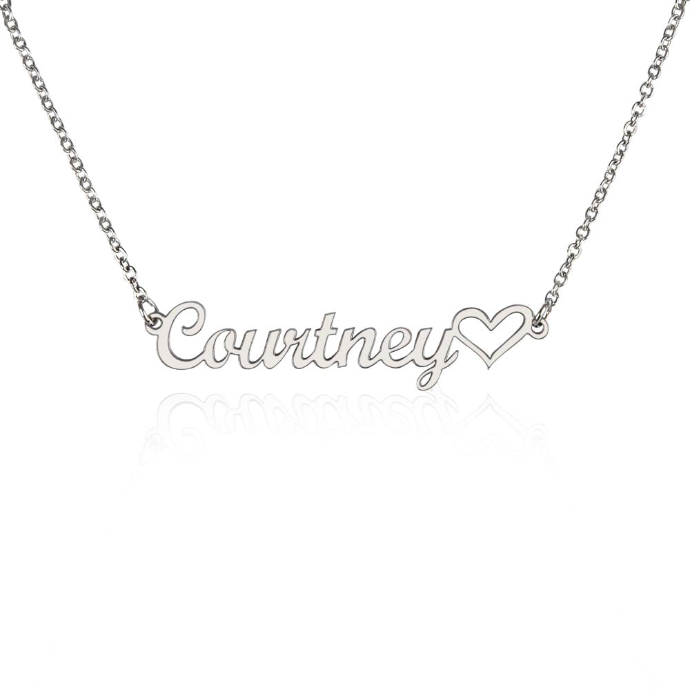 Personalised Heart Name Necklace