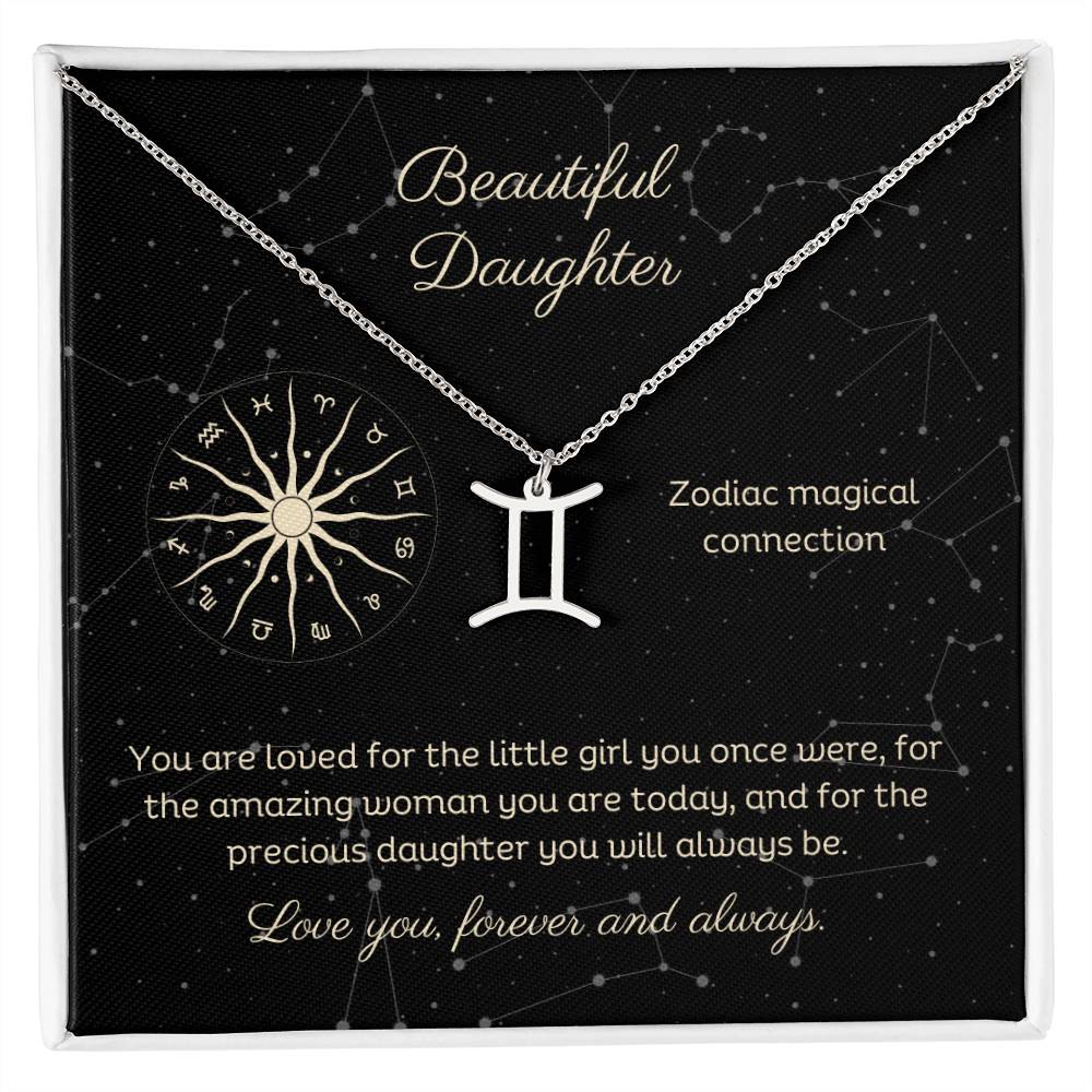 Zodiac Necklace Astrological Sign Design