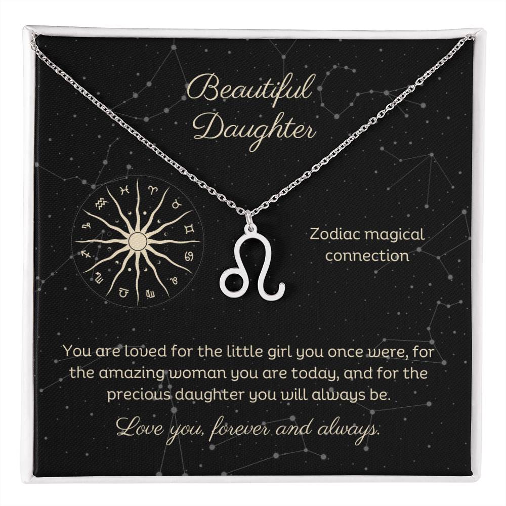 Zodiac Necklace Astrological Sign Design