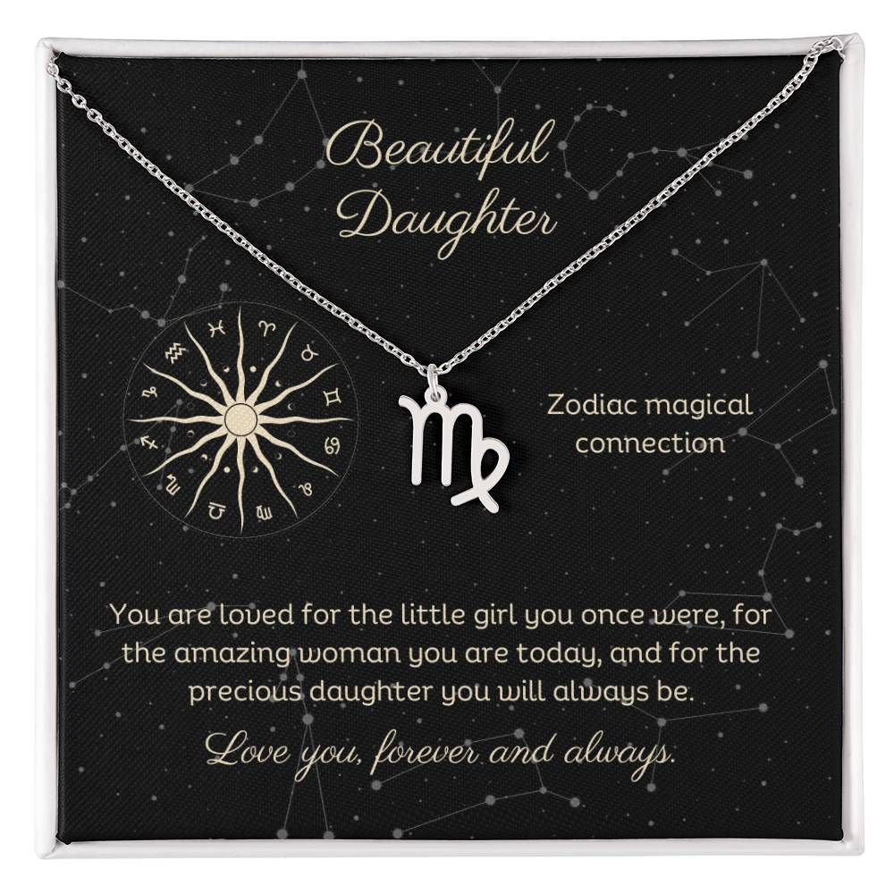 Zodiac Necklace Astrological Sign Design