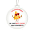 To My Best Friend Personalised Acrylic Ornament. Constructed from high quality acrylic and features a unique, vibrantly printed fun I'M Nacho Friend, I'm your best friend with nacho chip design.