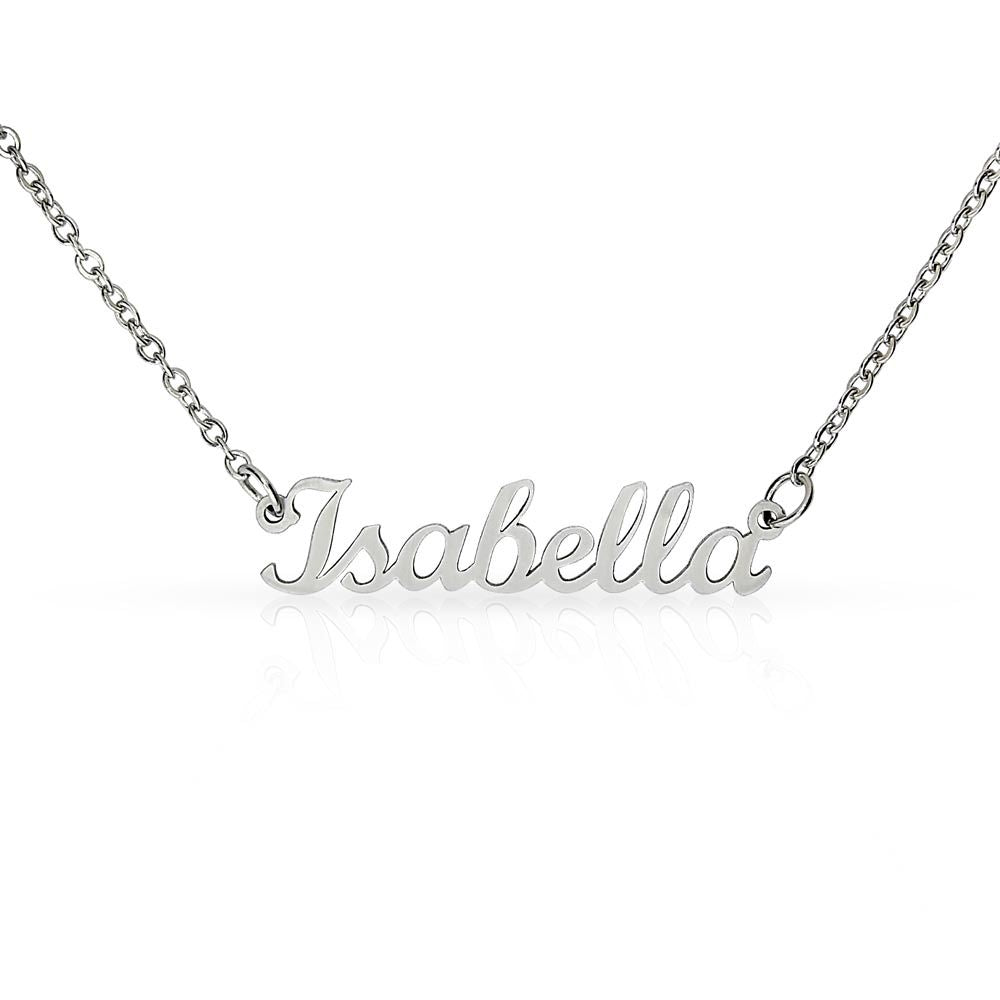 Give your special someone a custom design name necklace made just for them!