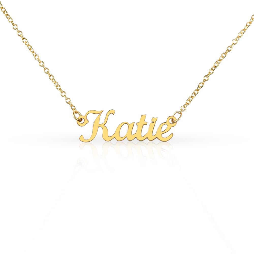 Give your special someone a custom design name necklace made just for them!