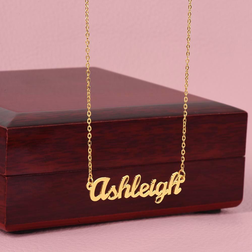 Give your special someone a custom design name necklace made just for them!