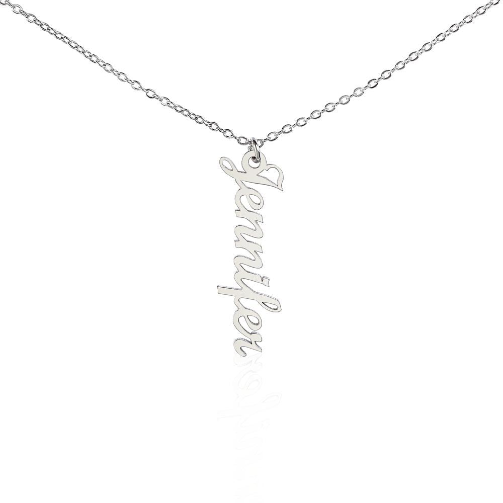 Your Vertical Personalised Name Necklace