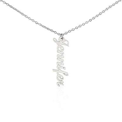 Your Vertical Personalised Name Necklace