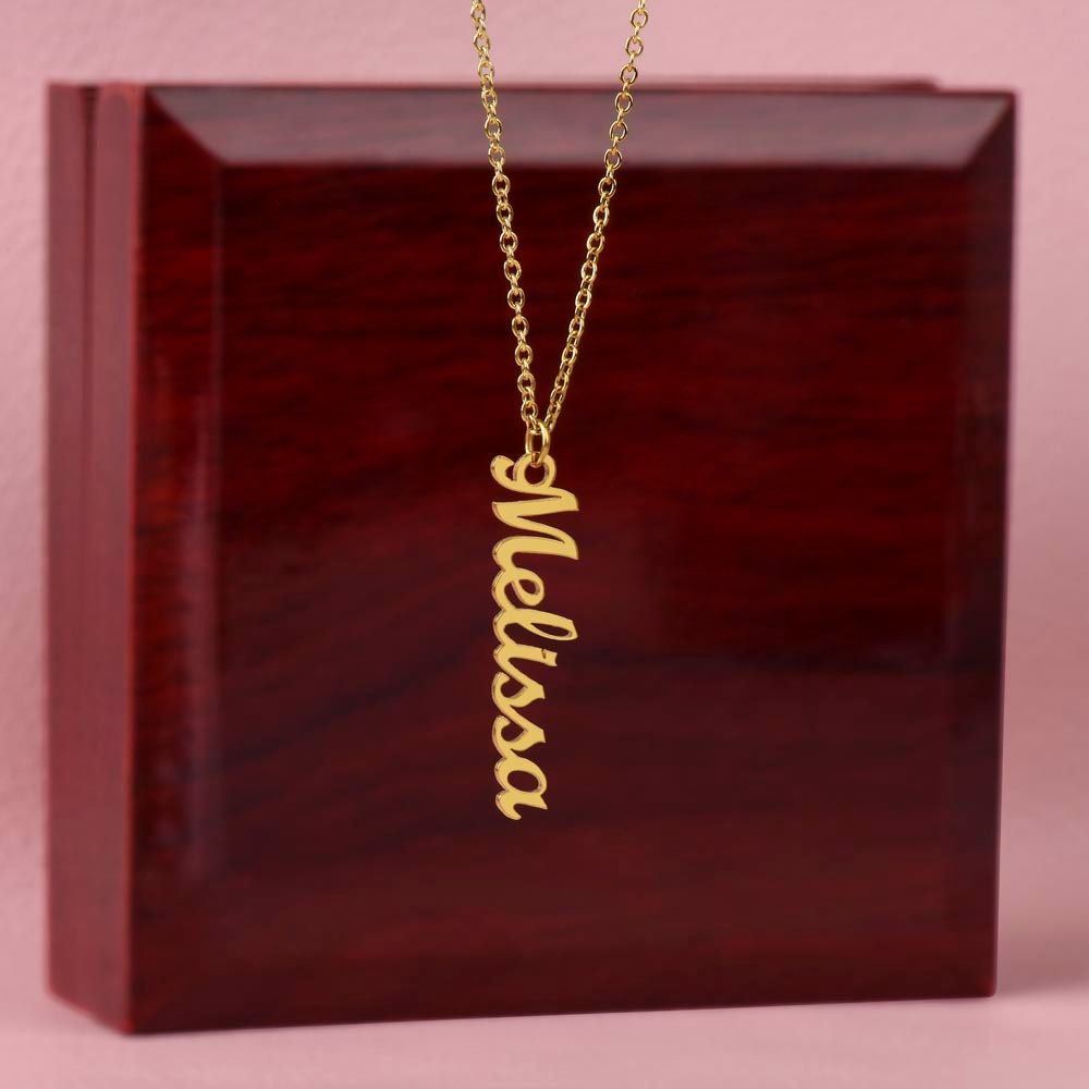 Your Vertical Personalised Name Necklace